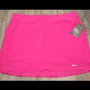 Slazenger Golf Prism Performance Flounce Women's Skort, Pink, Size XL NWT